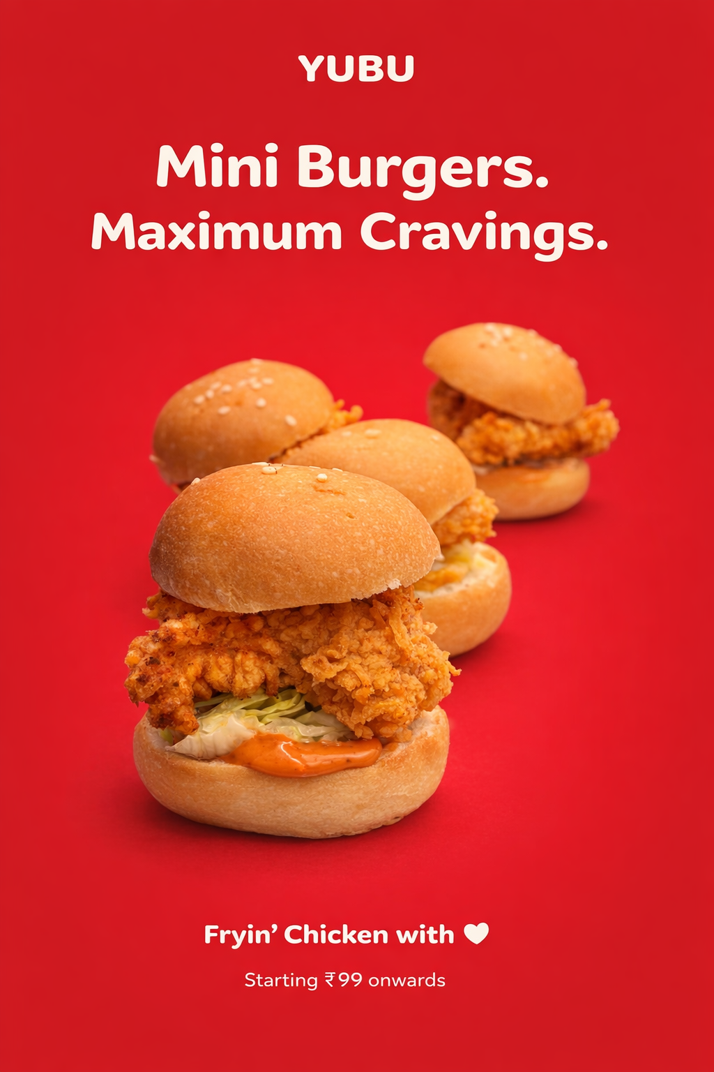 Yubu mini burgers